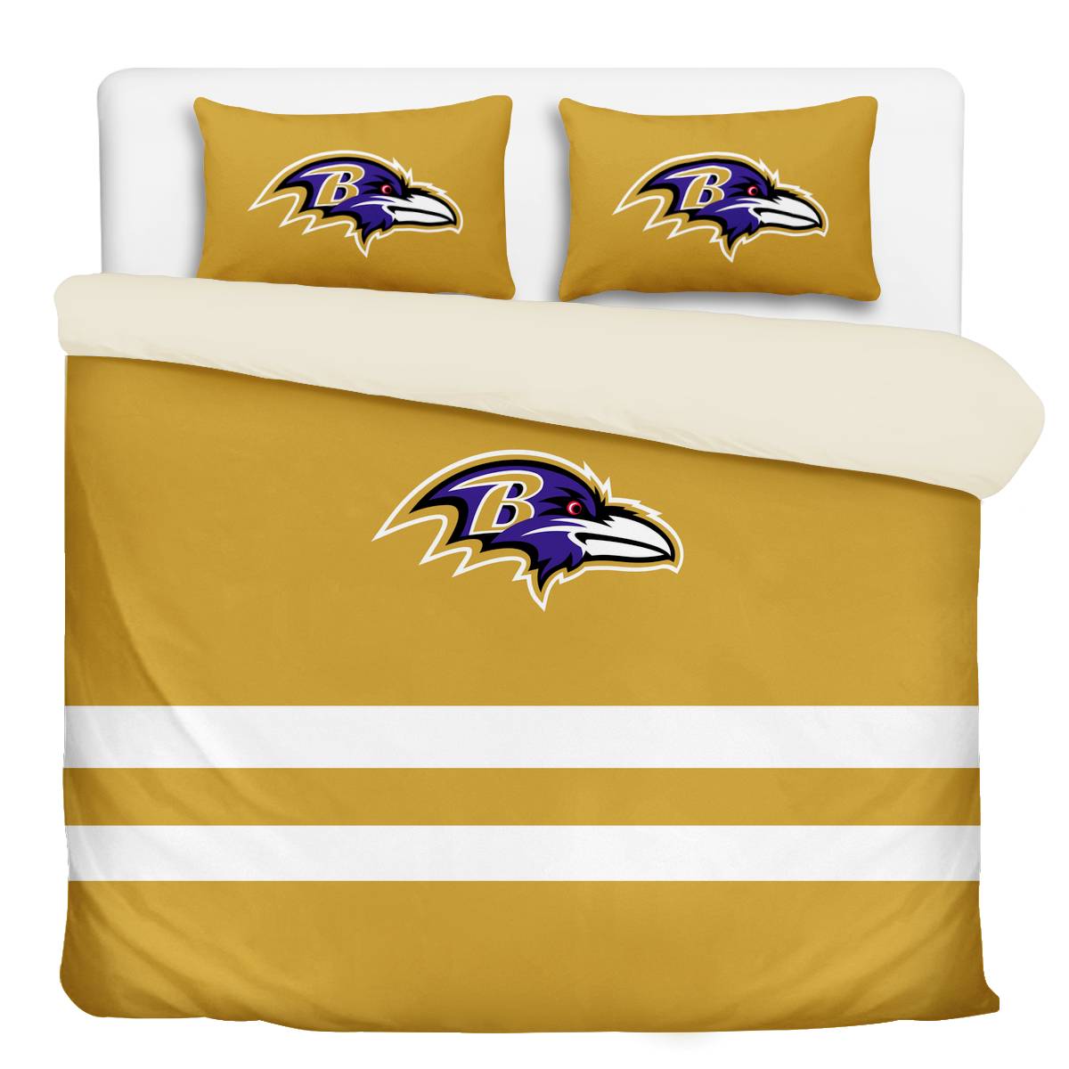 Baltimore Ravens 3-Piece Full Bedding 002